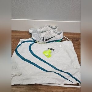 Nike Air Zoom Victory 2 Track Spikes White Green FD8411-100 Men’s Size 8 New